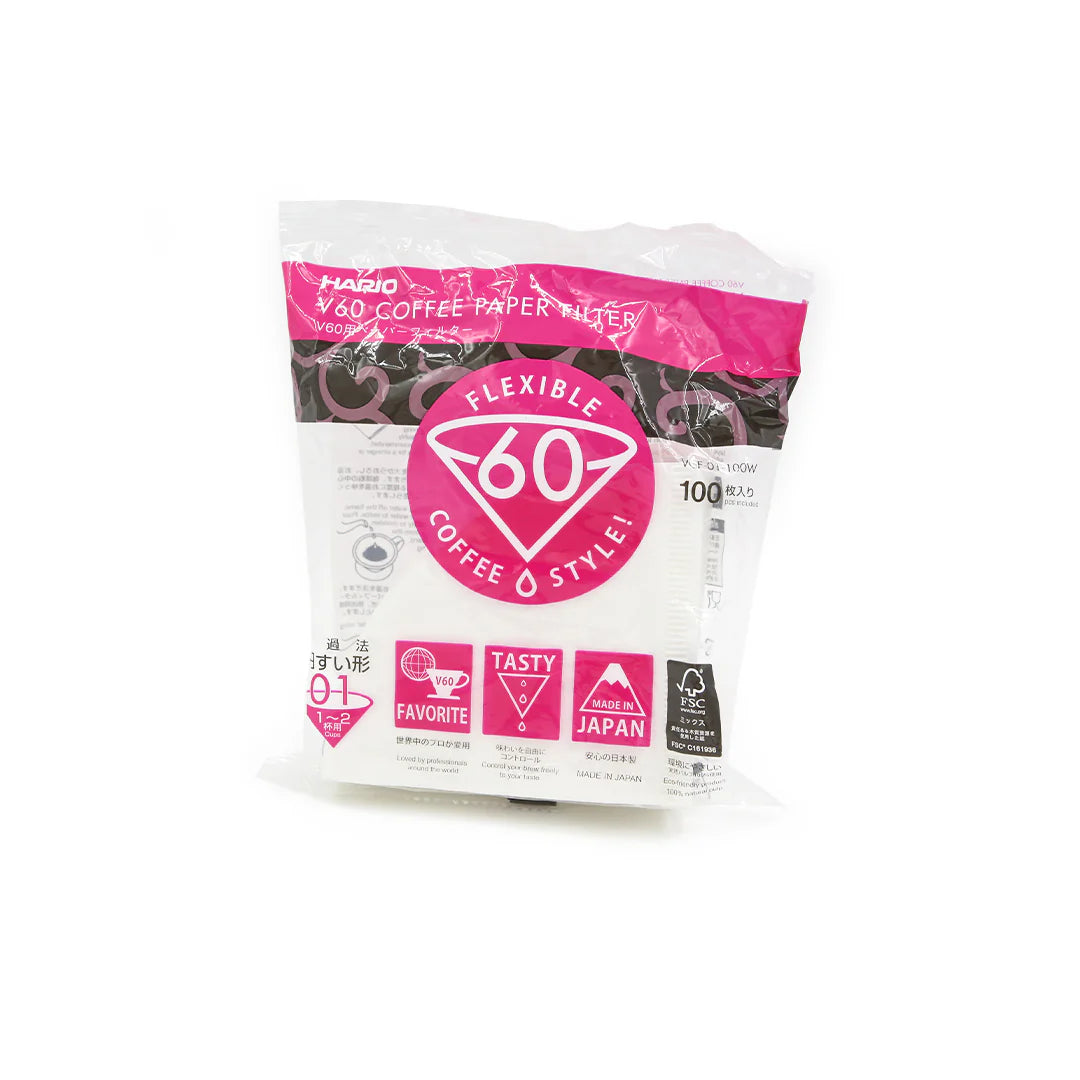 Hario VCF-01-100W Paper Filters Pack (100pcs)